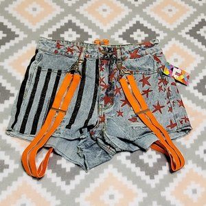 Birds of Prey Harley Quinn Denim Shorts